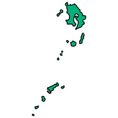 手書きの日本_鹿児島県_01