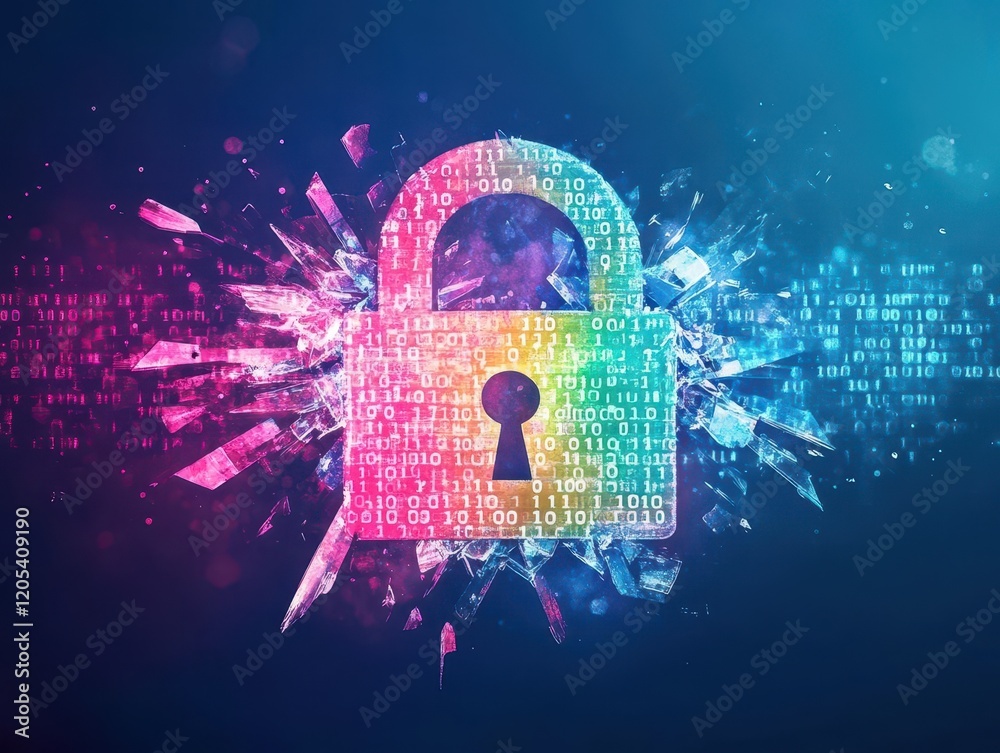 Poster Intricately Designed Lock Featuring a Central Keyhole Symbolizing Security and Mystery with an Elegant Finish in a Dimly Lit Environment