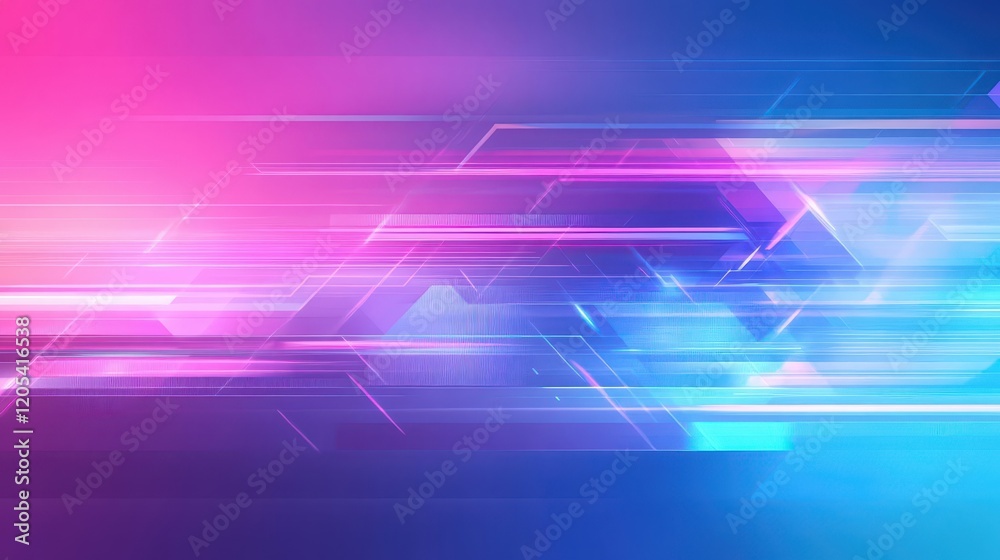 Poster vibrant abstract artistic background of bright blue and pink swirls blending harmoniously creating a
