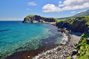利尻島　初夏の風景
