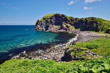 利尻島　初夏の風景