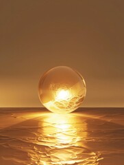 Golden Textures and Liquid Elegance in Radiant Warm Tones