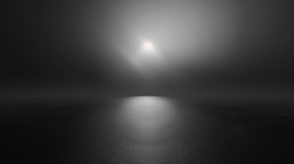 Minimalist Monochrome Abstract Lighting and Space Themes