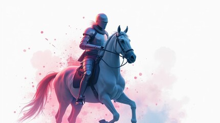 Fototapeta premium Pirate Vector Art Illustration with Pastel Colors