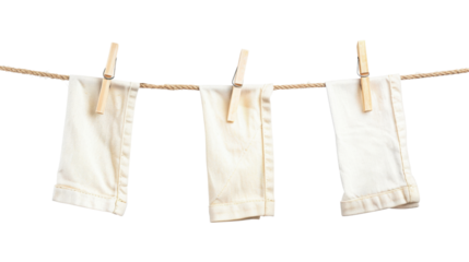 
Clothesline on transparent background 