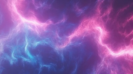 Abstract Cosmic Nebula Pink Blue Swirls