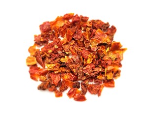 Very aromatic pieces of dried tomatoes.