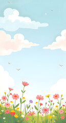 Obraz premium meadow with flowers