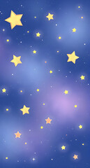 Fototapeta premium sky with stars mobile wallpaper