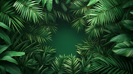 Vibrant green foliage exploration lush tropical forest nature photography natural environment aerial view eco-conscious concept