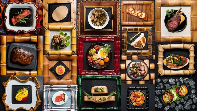 Frame material for various dishes