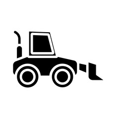 Bulldozer Icon Design