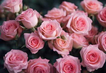 romantic bunch vibrant full arrangement occasions bouquet perfect floral petals flower roses pink blooming beautiful bloom rose