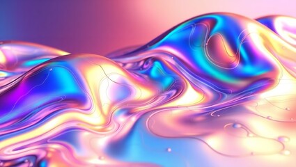A close up of a purple and blue liquid swirl on a blue background generative ai
