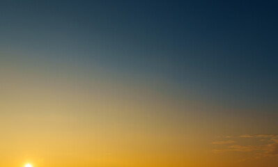beautiful sunset sky abstract background