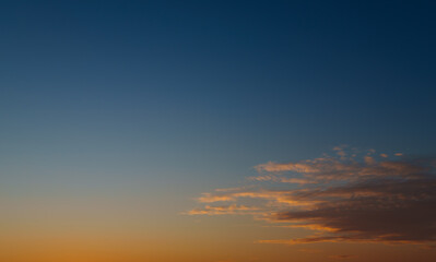 beautiful sunset sky abstract background