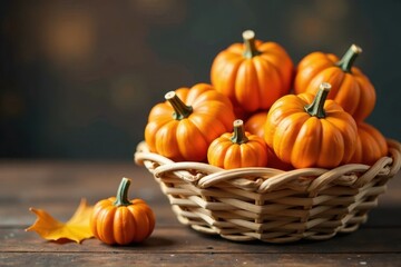 tightly packed miniature pumpkins in a natural fiber basket, fall crafts, autumnal wreaths, autumnal decorations