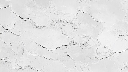 Obraz premium Abstract White Cracked Wall Texture Seamless Pattern Background
