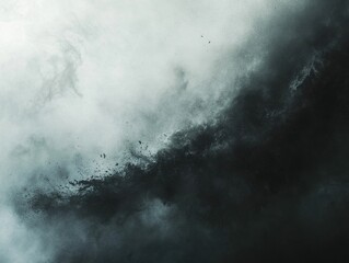 Side View of a Powerful Tornado in Action