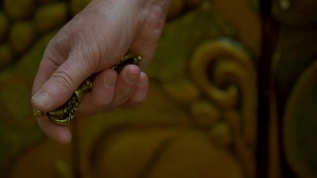 Vajra Vajra Ghanta Dorje Drilbu. Tibetan Buddhist Ritual Object.