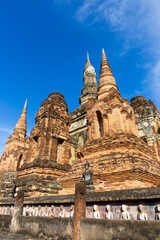 Fototapeta premium Sukhothai, Thailand - November 27, 2024: The ancient city of Si Satchanalai is a tourist attraction.