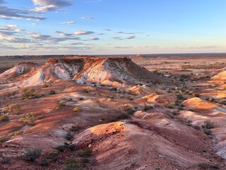 Kanku Breakaways Conservation Park, near Coober Pedy, features striking desert landscapes with...
