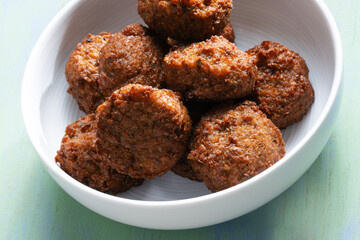 bowl of falafel