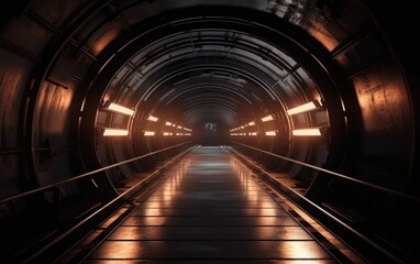 Naklejka premium Futuristic Tunnel