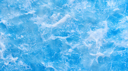 Obraz premium Ocean waves, ocean blue water landscape, aerial view
