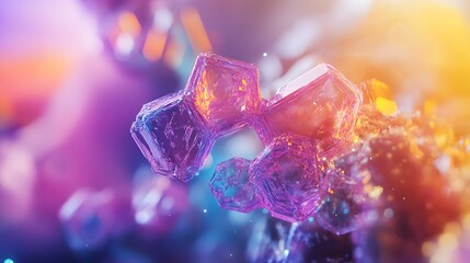 Praseodymium Crystal Structure Visualization