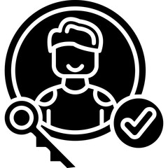 Obraz premium Access Level Icon