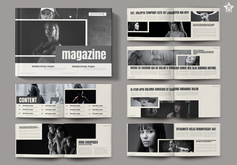 Magazine Template Landscape