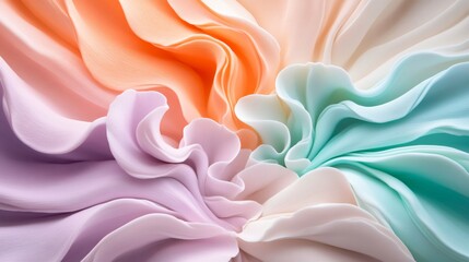 Fototapeta premium Abstract Pastel Swirls, Soft, Dreamy Background Texture