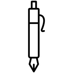 Pen Line Icon Style