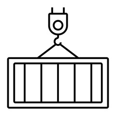 Container outline icon