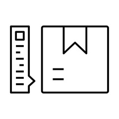 Description Box outline icon