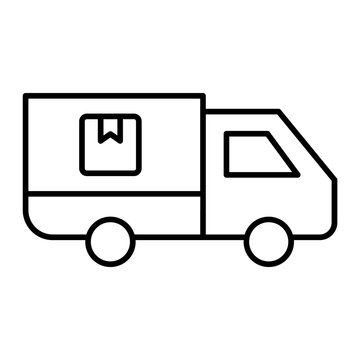 recommend clip art: Delivery Truck outline icon