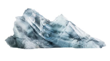 Naklejka premium Massive iceberg on transparent background 
