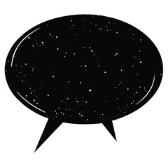 set of speech bubbles