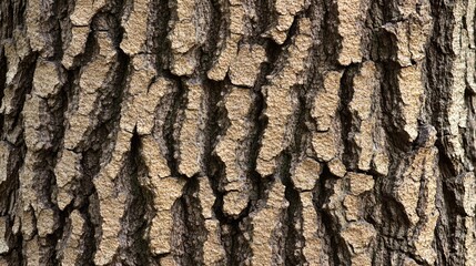 Obraz premium Detailed Closeup of Rough Tree Bark Texture