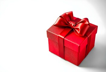 Obraz premium red gift box