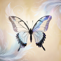 Abstract, Butterfly's Dream추상적,나비의꿈 Generative AI