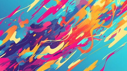 Obraz premium Colorful comic-style background with abstract patterns, perfect for vibrant designs.