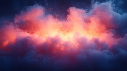 Obraz premium Abstract cloudscape with vibrant colors