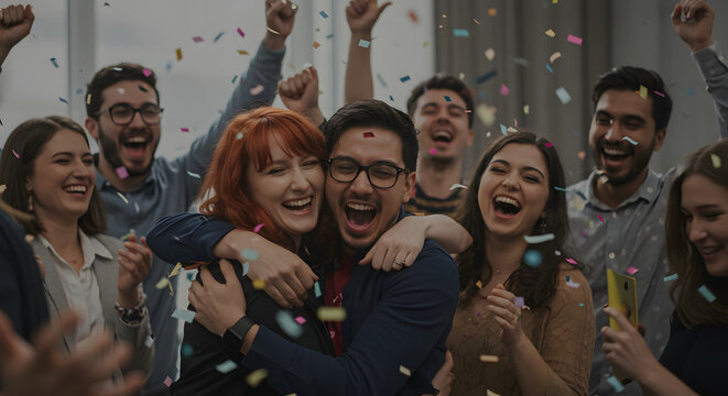 A thrilling celebration occurs after your story receives well-deserved recognition.