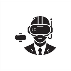 vector illustration of a cartoon rocket