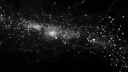 Digital network and data transmission visualization across a decentralized system