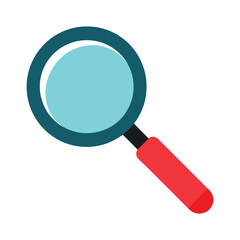 magnifying glass isolated on white