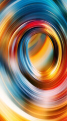 Fototapeta premium Vibrant colors swirling dynamically, blending into mesmerizing abstract pattern creating visual energy for creative graphic design