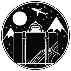 illustration of an background with stars